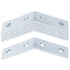 OTTFF 6 Pack 45 Degree Angle Bracket Fitting for 1-5/8"