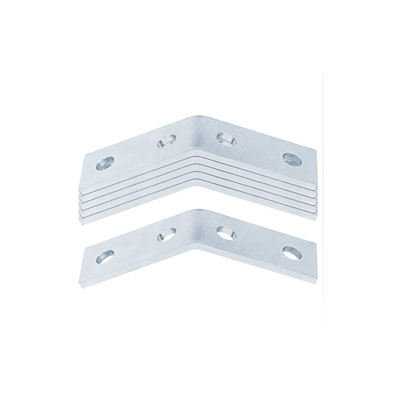 OTTFF 6 Pack 45 Degree Angle Bracket Fitting for 1-5/8"
