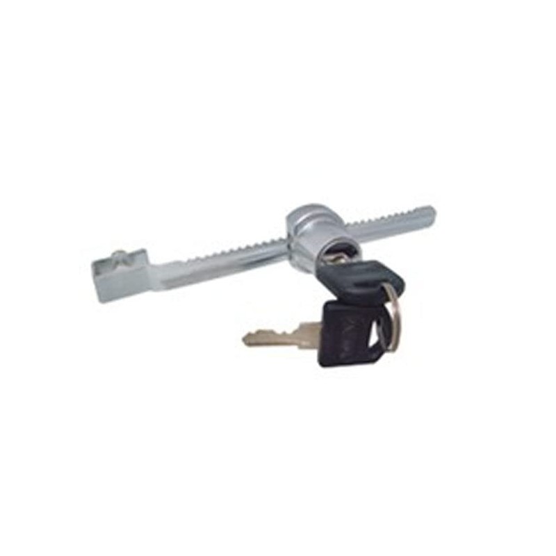 Richelieu Hardware BP64701140 Sliding Glass Door Ratchet Showcase Lock, Nickel