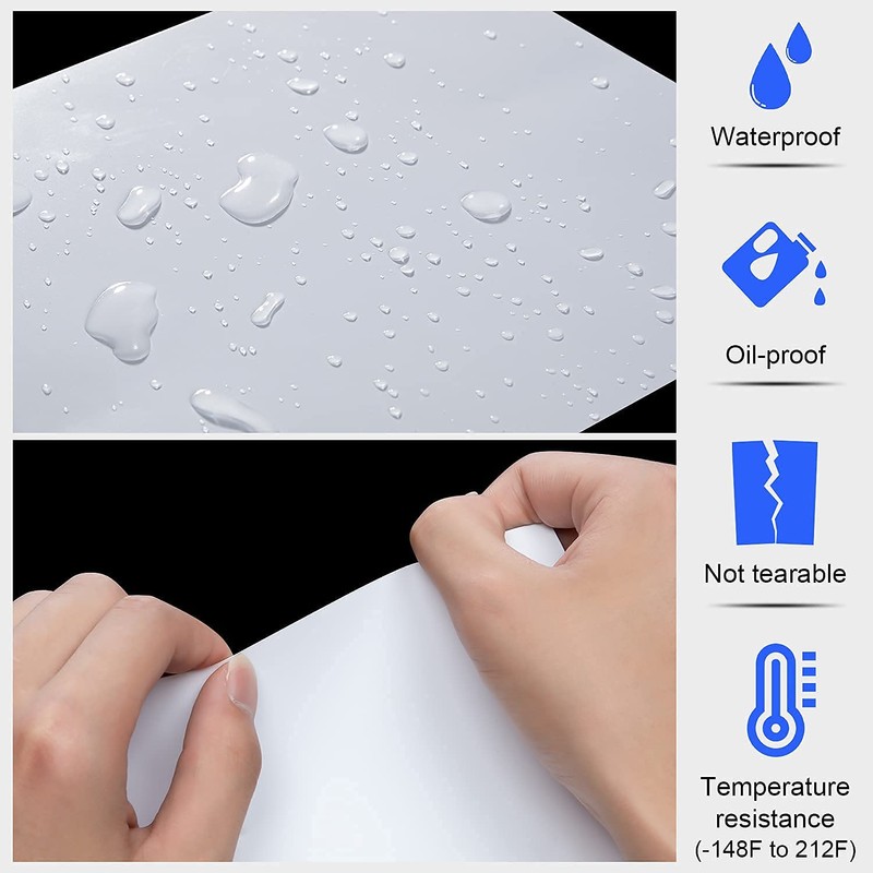 HFXXAD 40Pcs Vinyl Siding Repair Kit, Self-Adhesive Waterproof Glossy PVC
