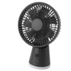 Desktop Fan Portable 5 Speed Power Display Quiet USB Rechargeable