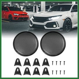 Motoforti 2pcs Grill Cover 10" Mesh Protector Speaker Cover Subwoofer Grill Long-lasting
