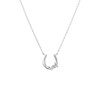 Canal Yondo Sea Silver Pink Gold Necklace, Silver