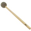 NINO Percussion - Hand Percussion Mallet 10" Natural Fur Medium