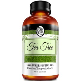 Oil of Youth Tea Tree Essential Oil - Therapeutic Grade for Aromatherapy, Diffuser, Body, Skin, Hair - Dropper - 4 fl oz