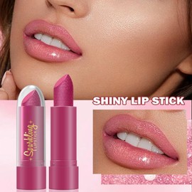 Lipstick Glitter - Moisturizing Lip Glaze | Set of 6 Moisturizing Lipstick, Long-Lasting Lip Color Makeup for Travel Dance Party
