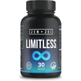 LIMITLESS BRAIN – Nootrópico Ultra-Premium para Memoria, Enfoque y Claridad Mental | 30 Cápsulas Veganas con 7 Ingredientes Neuroprotectores | Suplemento Inteligente 100% Natural