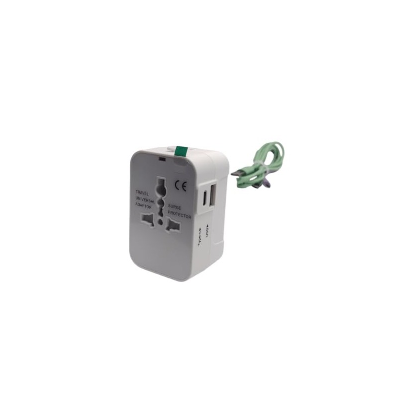 AOOKAA Global HHT202*1USB+1Type-C Adapter