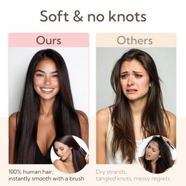 hotbanana Tape in Extensions Echthaar, 45cm Tape Extensions Echthaar 18 Zoll 20 Stück 50g Ombré Walnuss Braun bis Ash Braun und Bleach Blonde Echthaar Extensions Tape Gerade Echthaar Tape Extensions