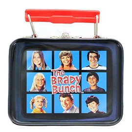 Crowded Coop, LLC Retro TV Teeny Tin Lunch Box, 1 Random Design