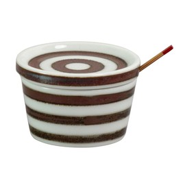 Hasamiyaki 14477 Essence Sugar Pot, Striped Pattern, Denim Blue