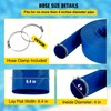 VEVOR Discharge Hose, 4" x 105', PVC Lay Flat Hose,