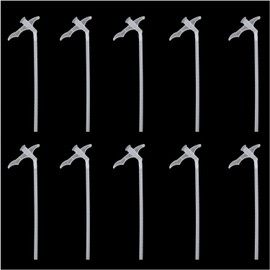 DGZZI 10PCS White Disposable PE Material Styrofoam Tube Styrofoam Nozzles Foam Spray Replacement Tube Trigger and Tube Assembly Replacement Tube for DIY Spray Foam