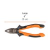 Truper Expert T201-6X, Pinza para electricista 6" alta palanca Comfort