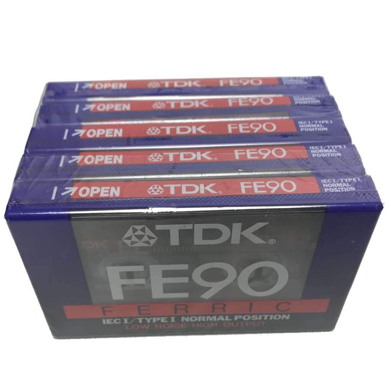 TDK FE ferric tape 5 pack