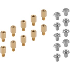 Poppstar screw set for M.2 SSD/NVMe mounting on motherboard