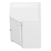 1:12 Dollhouse Corner Cabinet Decorative Robust Exquisite Craftsmanship Simulated Mini