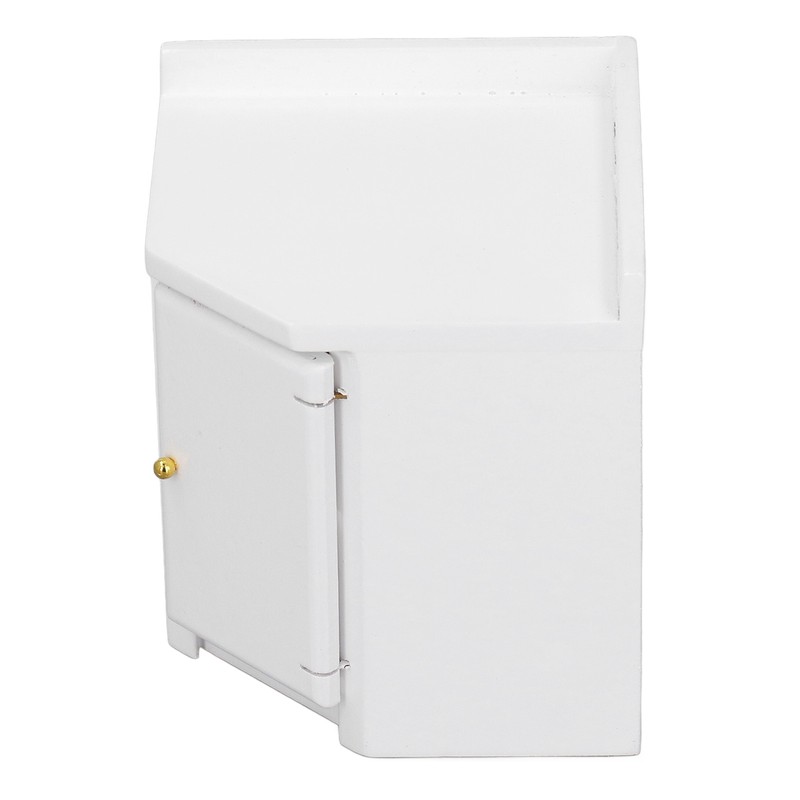 1:12 Dollhouse Corner Cabinet Decorative Robust Exquisite Craftsmanship Simulated Mini