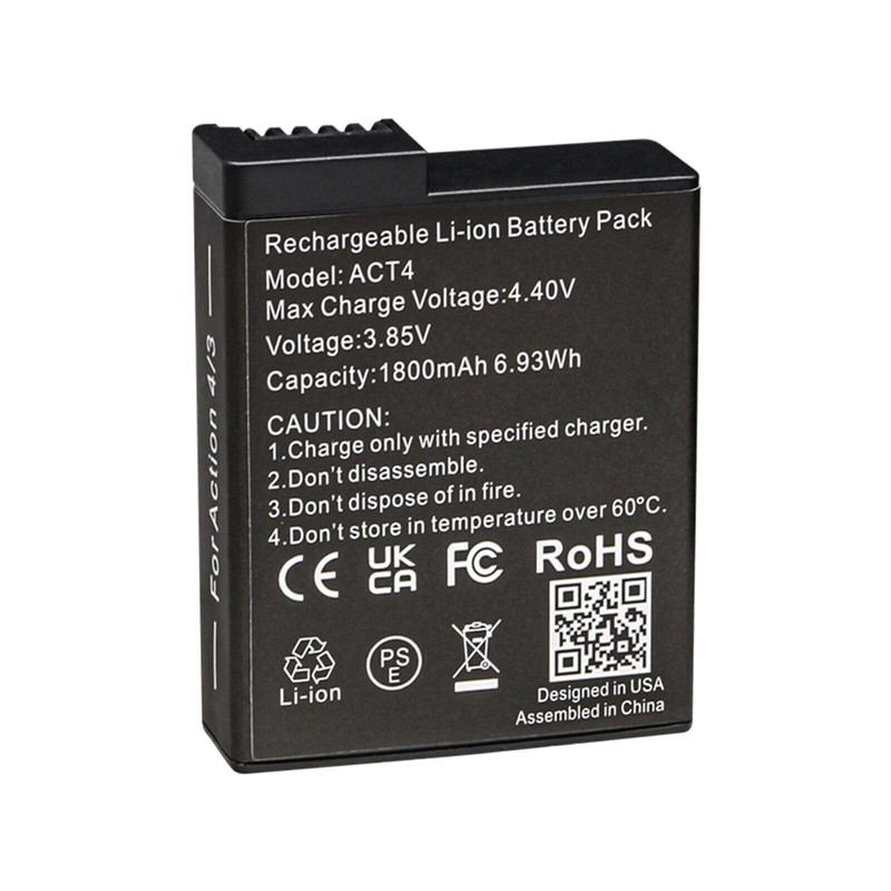 Kastar 3-Pack Battery and AC Wall Charger Compatible with DJI