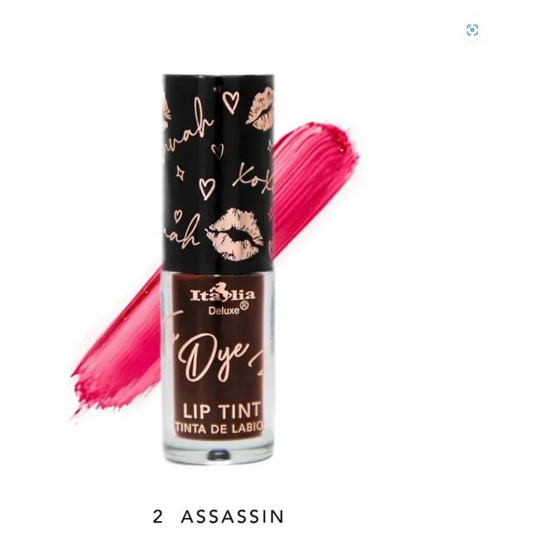 Tinta Labial Italia Deluxe To Dye Indeleble Color Assasin 24hrs
