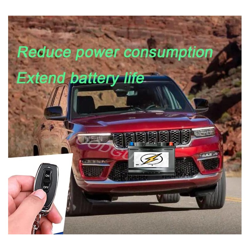 WOODGUILIN Wireless Remote Kill Switch for Car, Remote Battery Disconnect