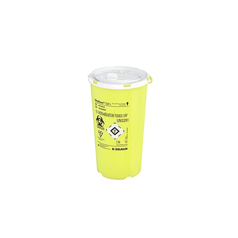 B.Braun Medibox® disposal container, collection container, cannula container, cannula box,