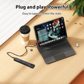 USB Microphone Metal Capacitive Microphone Plug and Play Desktop Recording Mic for Computer Gaming Conference Video Karaoke Streaming Broadcast 4 Optional Polarity Modes Volume Control