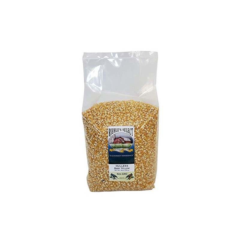 Riehle's Select Popping Corn - Hulless Baby Yellow Whole Grain
