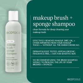 EcoTools Cleanser Shampoo for Makeup Brush/Sponge/P