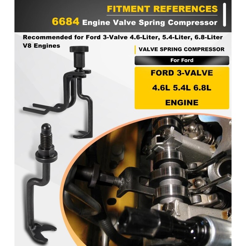 Camoo 6684 Engine Valve Spring Compressor For Ford 3-Valve 4.6L