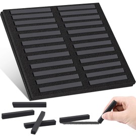 Watersay 24 Pcs Soft Pastel Drawing Chalk Set Square Sketch Chalk Non-toxic Artist Pastel Sticks for Professional Artists Students and Art Lovers(Black, White)