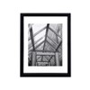 Malden 11x14 Floating Glass Picture Frame, Made to Display 8x10