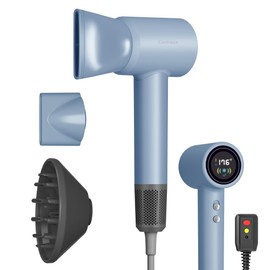 Diffuser Hair Dryer, Professional Ionic Blow Dryer with Diffuser for Curly Hair, 110000 RPM Brushless Motor High Speed Hairdryer Blowdryer for Women Men Home Salon Travel,Thermo-Control Low Noise