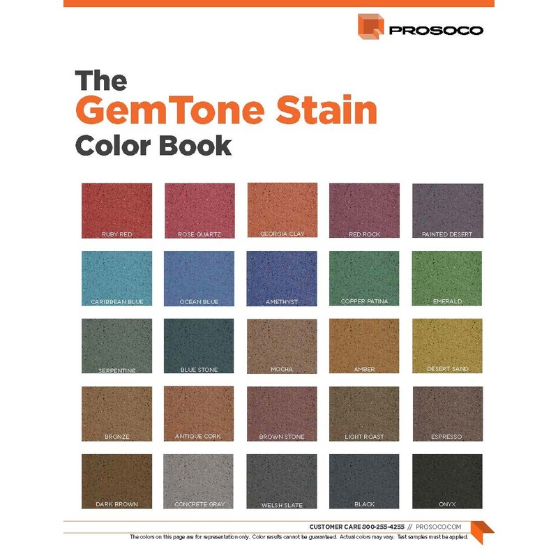 PROSOCO GemTone Stain | Translucent Color Dye for Interior Concrete
