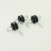 KATSU Electric Fence Gate Handle Insulators 10X Pack, Galvanised Heavy