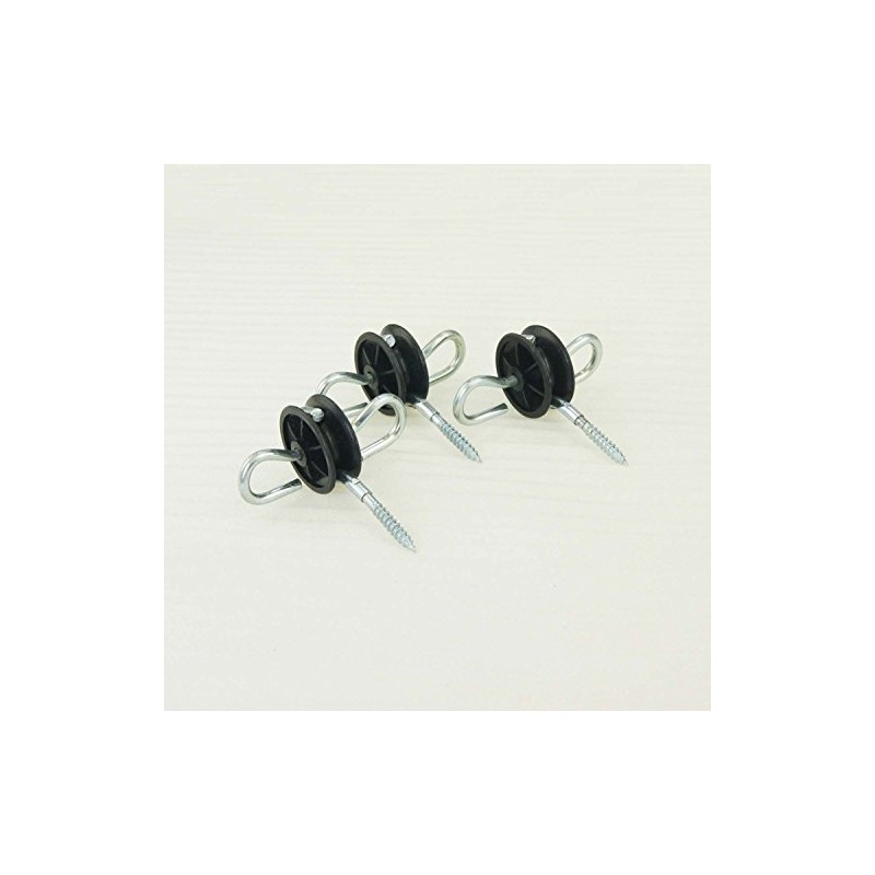 KATSU Electric Fence Gate Handle Insulators 10X Pack, Galvanised Heavy