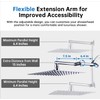 G-Promise All Metal 12 Inches Rainfall Shower Head with Handheld