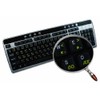 Dvorak Programmer Keyboard Labels Layout ON Transparent Background with Blue,