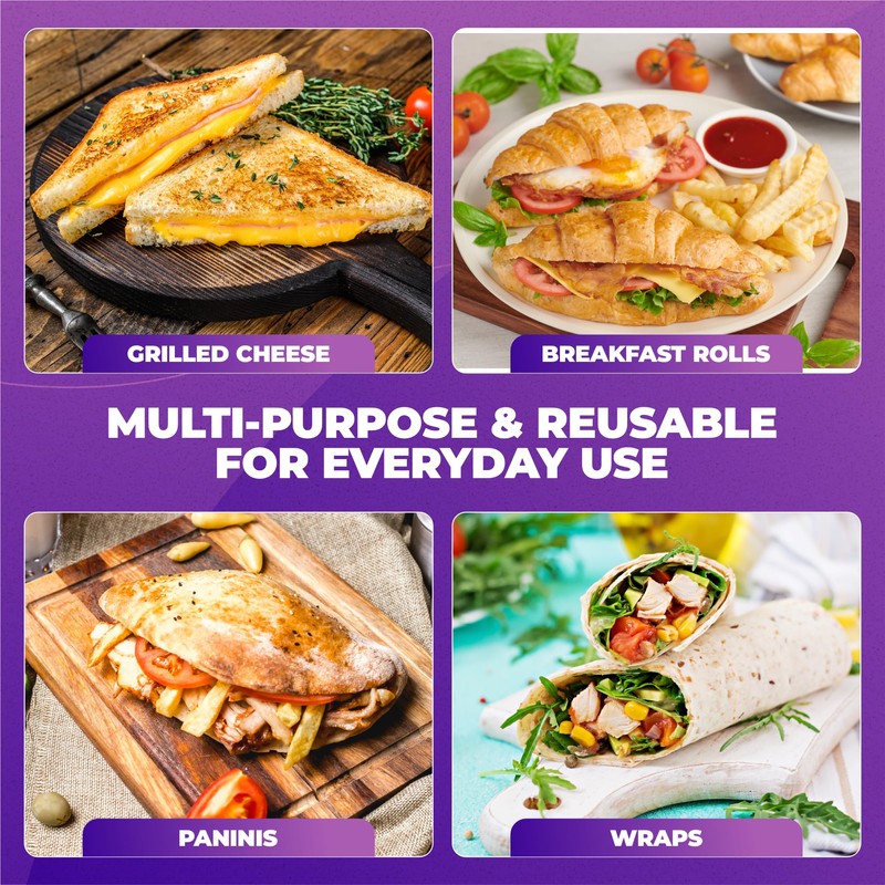 DURRA BEST. Fold Top Sandwich Bags, Plastic Bags 100-Count