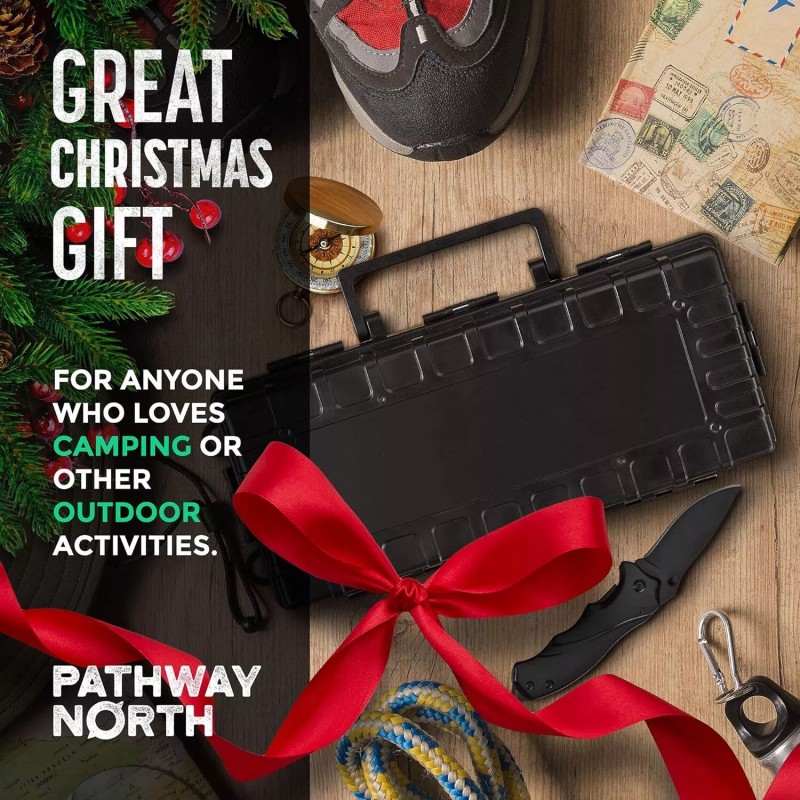 Pathway North Survival Kit for Disaster, Tactical Tools, Outdoor Hiking,
