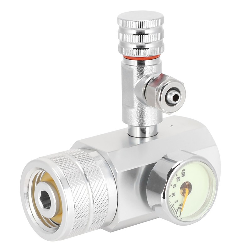 CO2 Regulator Aquarium Big Single Gauge Display (w21.8)