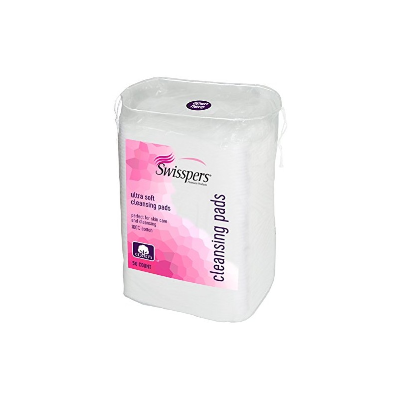 Swisspers Premium Facial Cleansing Pad, 100% Cotton, Ultra Soft, Extra