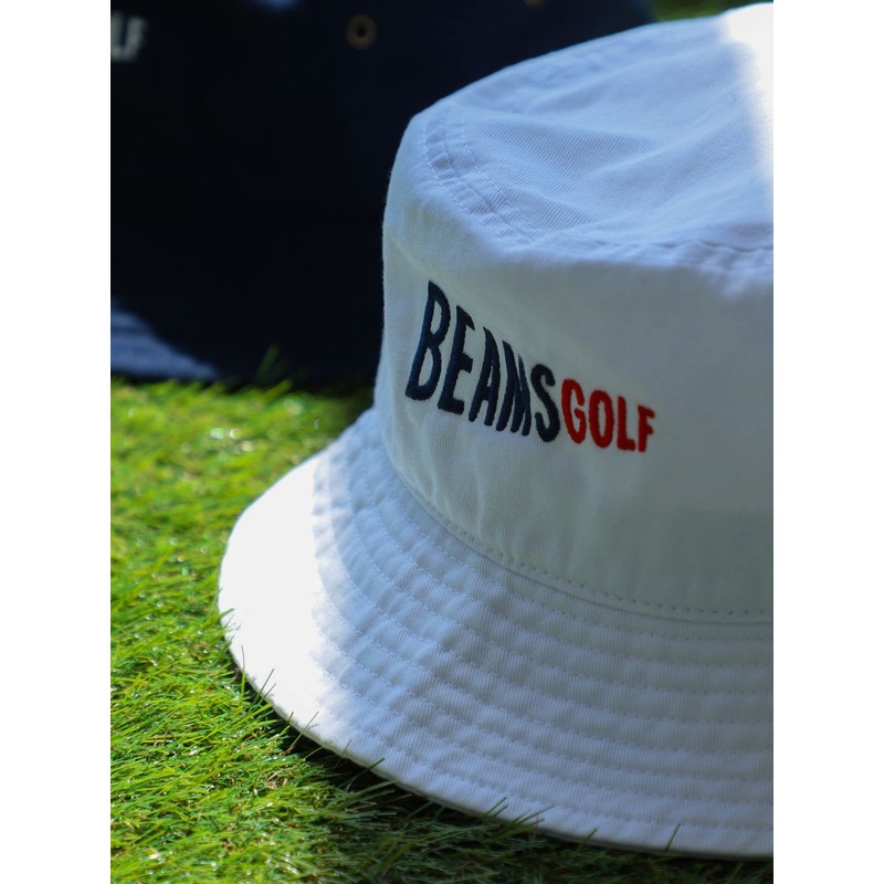 Beams Golf Bowsi Flag Logo Bucket Hat Men's, white