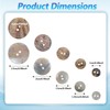 100pcs Shell Buttons for Clothes, Ymapinc Natural Shell Large Buttons,