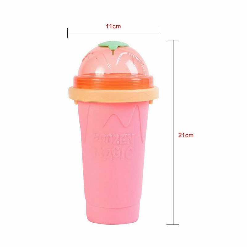 Slushie Maker Cup Quick Freeze Magic Squeeze Cup Milkshake Cup