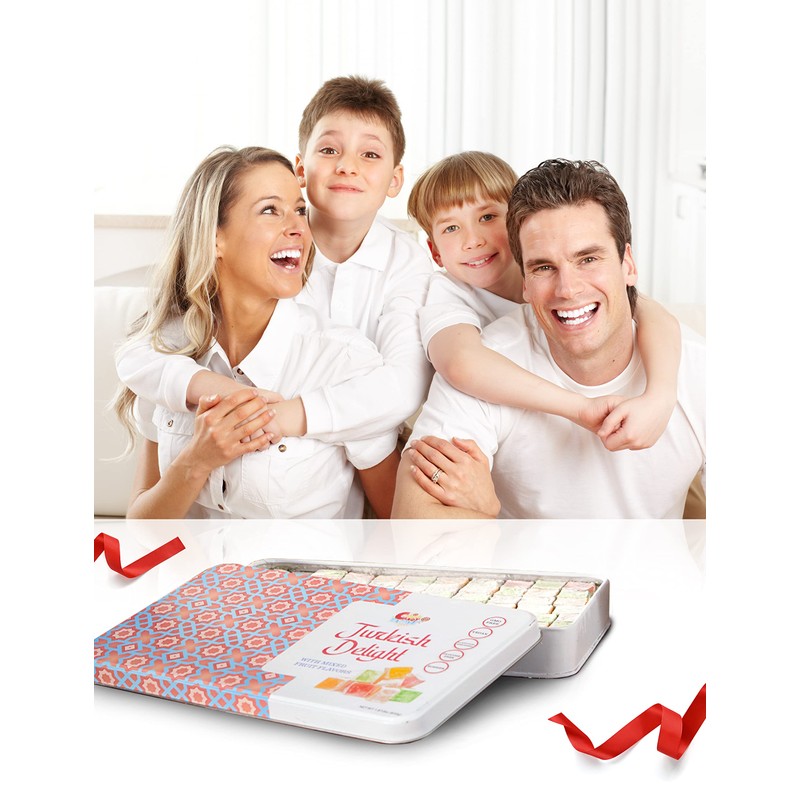 Sarah's Candy Factory, Turkish Delight with Assorted Fruit Flavors (30