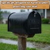 RUBII Magnetic Mailbox Door Replacement, 6 1/4" x 8 1/4"