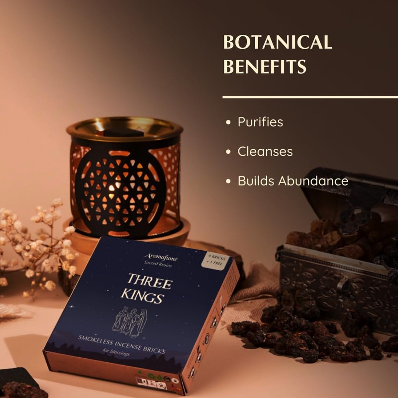 Three Kings Resin Incense Bricks Refill by Aromafume | 3