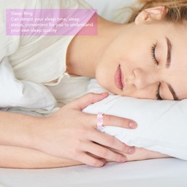 Smart Ring Health Tracker, Wearable Fitness Tracker Ring for Sleep Steps Calories, IP68 Waterproof Smart Ring for Men Women (Size 9)