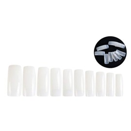 500 pieces false nails, vanilla white nail tips, acrylic tips